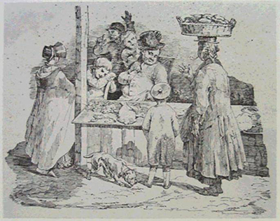 The Asleep Fishmonger Theodore Gericault